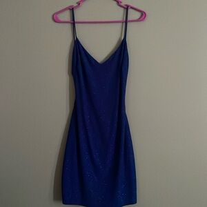 Sparkly blue dress